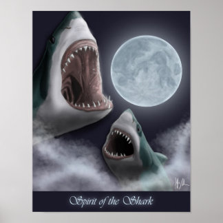 Espírito da Poster de tubarão