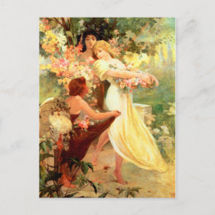 Espírito da primavera - Cartão postal
