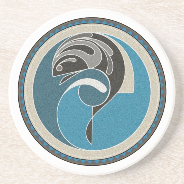 Espírito De Porta copos De Pata De Peixe (Frente)