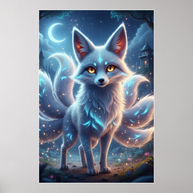 Espírito de Raposa Mística – Arte de Poster de Noi (Frente)