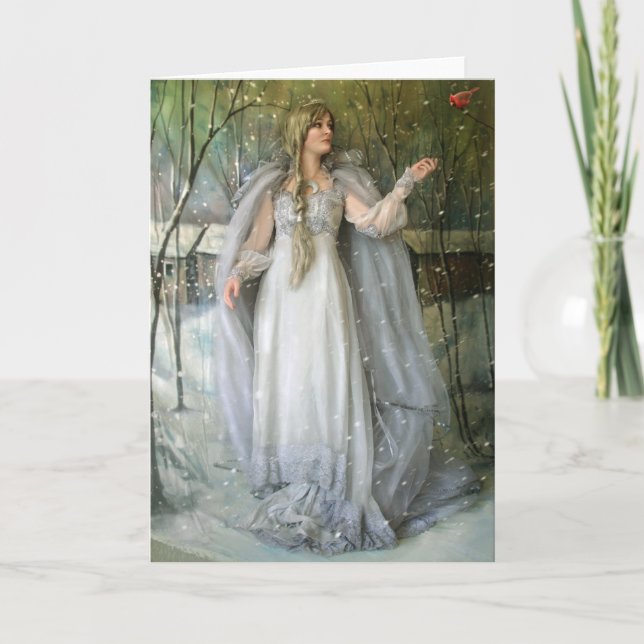 Espírito do cartão do inverno (Frente)