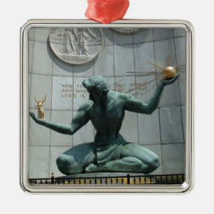 Espírito do ornamento do feriado de Detroit