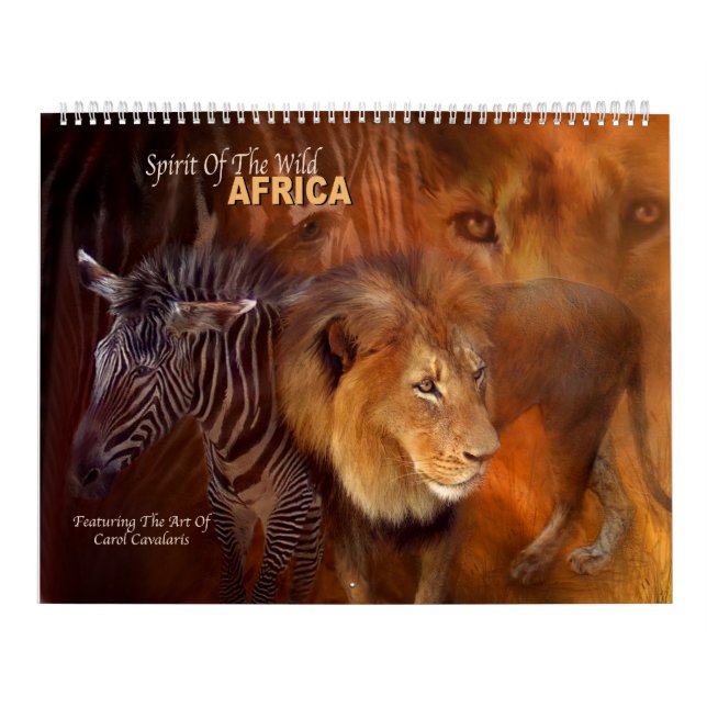Espírito do selvagem - calendário da arte de (Capa)