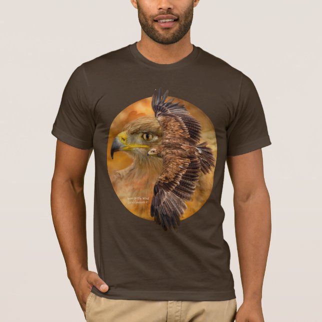 Espírito do t-shirt de Eagle do vento (Frente)