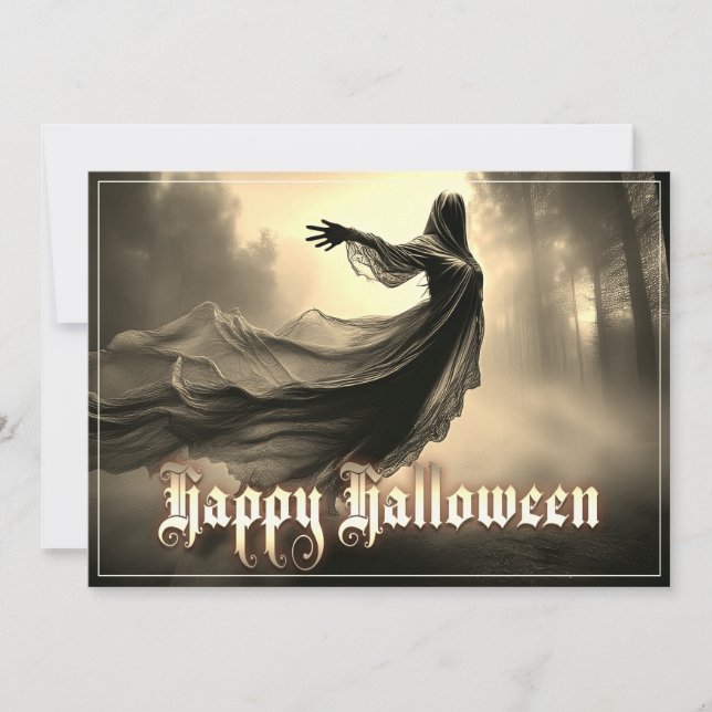 Espírito feminino negra na paisagem - Dia das Brux (Frente)