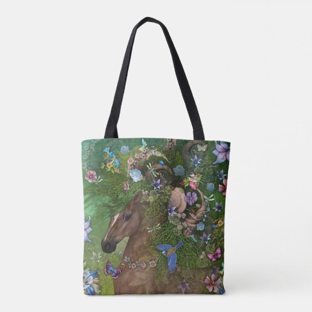 "Espírito Florestal: Verão" Tote Bag (Verso)