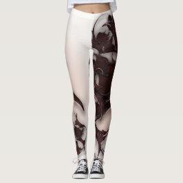 "Espírito Rosa vermelha", Leggings femininas