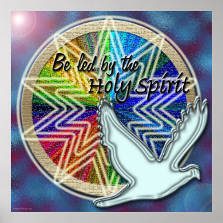 Espírito Santo Cristão Pensado como Poster