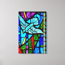Espírito Santo Dove Vidro Canvas Arte