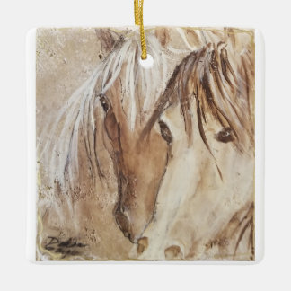 "Espírito Selvagem" Enfeite de Cerâmica Mustang