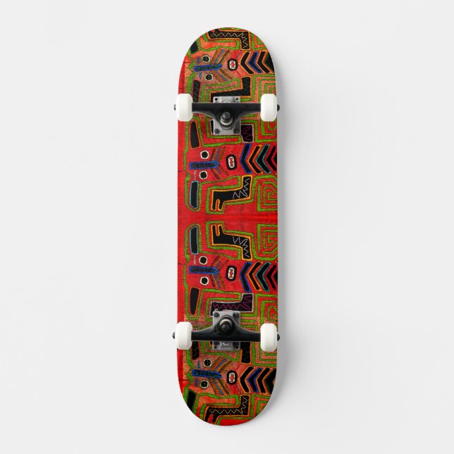 Espiritos Tribais Kuna Skateboard (Frente)