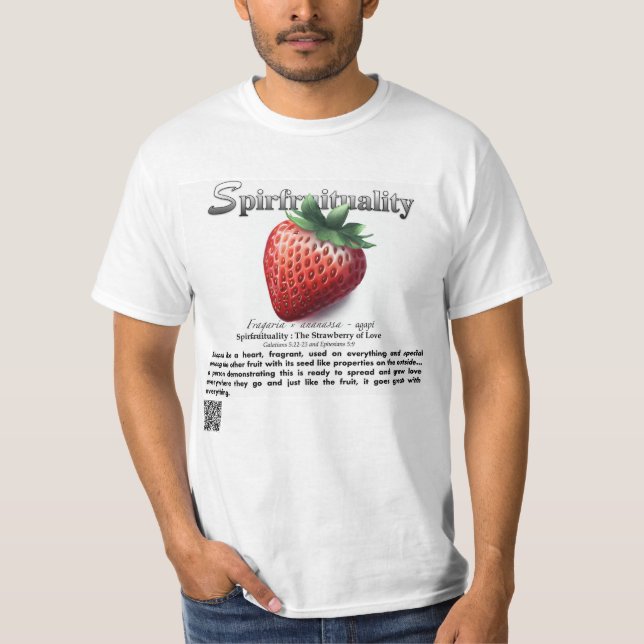 Espiritualidade : A Camiseta do Morango do Amor (Frente)