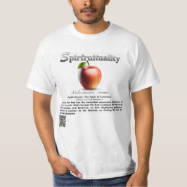 Espiritualidade: A Maçã da Gentileza Camiseta