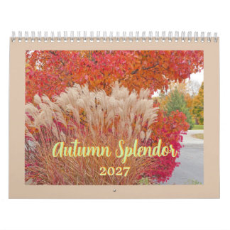 "ESPLENDOR DE OUTONO" CALENDÁRIO 12 MESES 2027