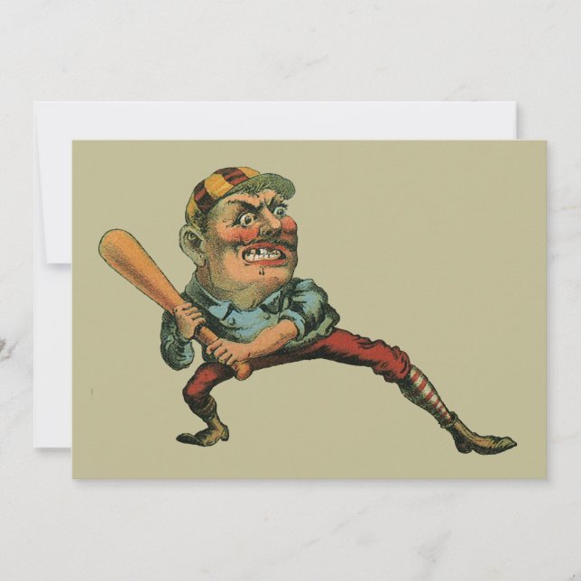 Esportes Antigos, Batedor de Beisebol Irritado (Frente)