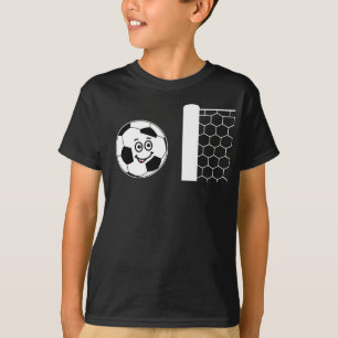 Esportes bola de futebol com camiseta preta