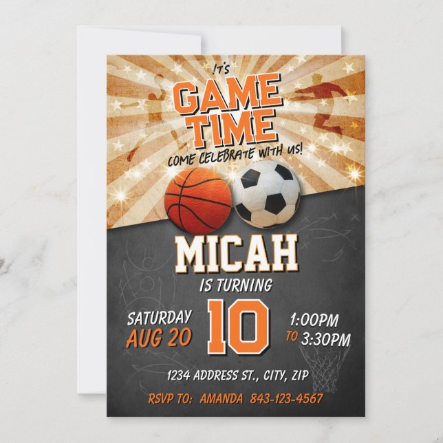 Esportes de convite para o futebol (Frente)