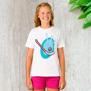 Esportes De Hockey Stick E Puck T-Shirt