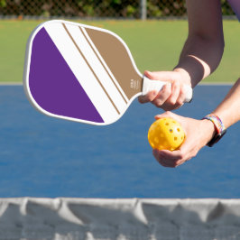 Esportivo Mocha Roxo Real Listras de Corrida Branc