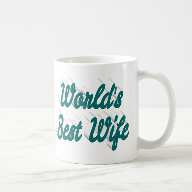 Esposa com caneca de café verde (Direita)