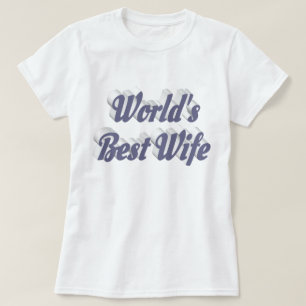 Esposa com T-Shirt de cinza