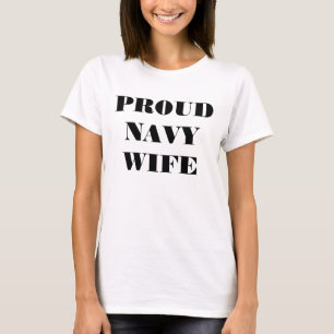 Esposa de Marinho Orgulhosa de Camisa T