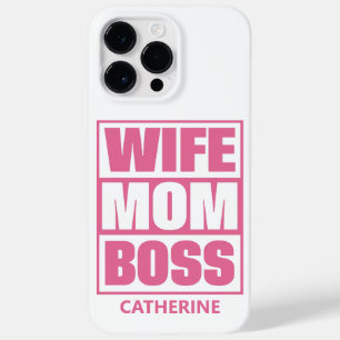 Esposa de Nome Personalizado - Mãe - Chefe