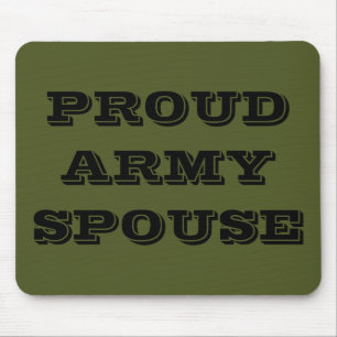 Esposa do Exército Orgulhoso de Mousepad