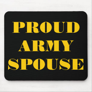 Esposa do Exército Orgulhoso de Mousepad
