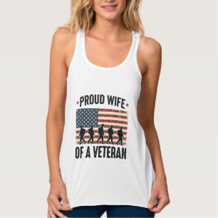 Esposa Orgulhosa de um Veterano Design de Camisa P