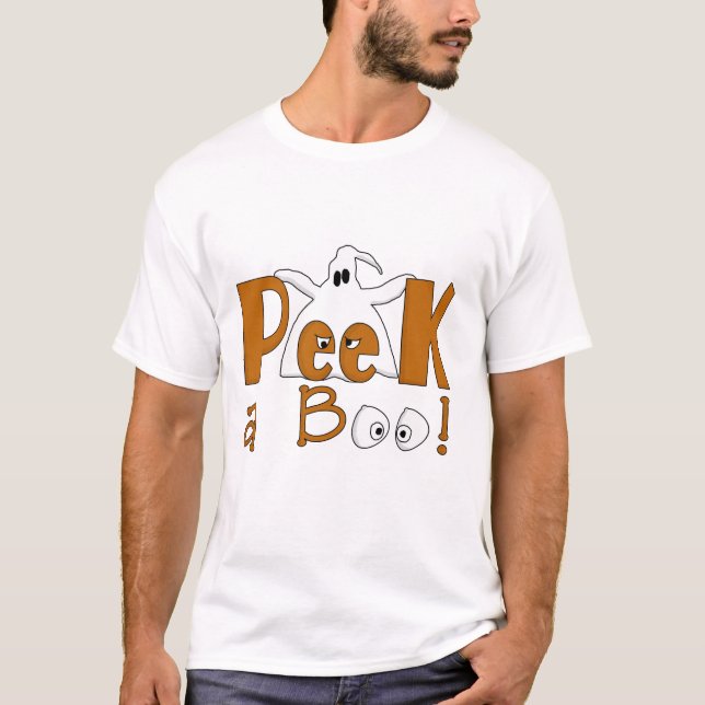 Espreite t-shirt e presentes de um Dia das Bruxas (Frente)