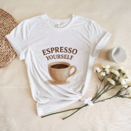 Espresse-se | Camisa Engraçada Do Café