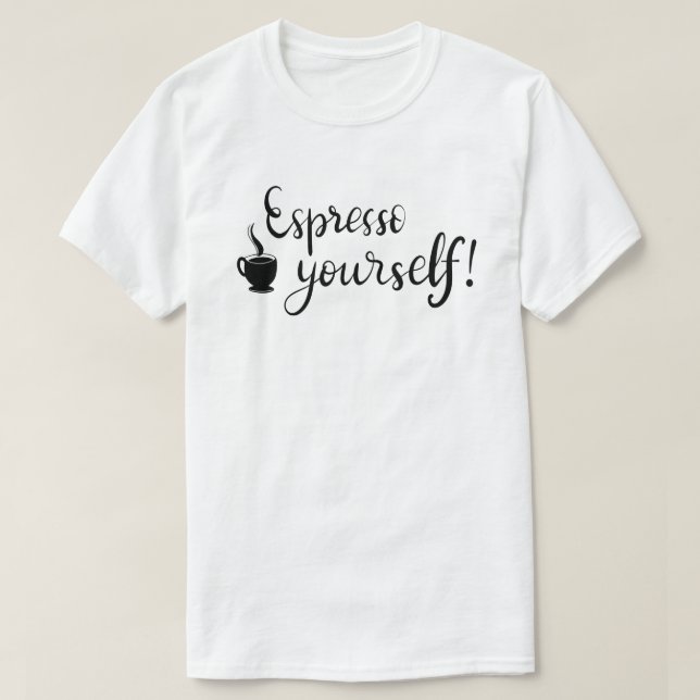 Espresse-Se Personalizada T-Shirt (Frente do Design)