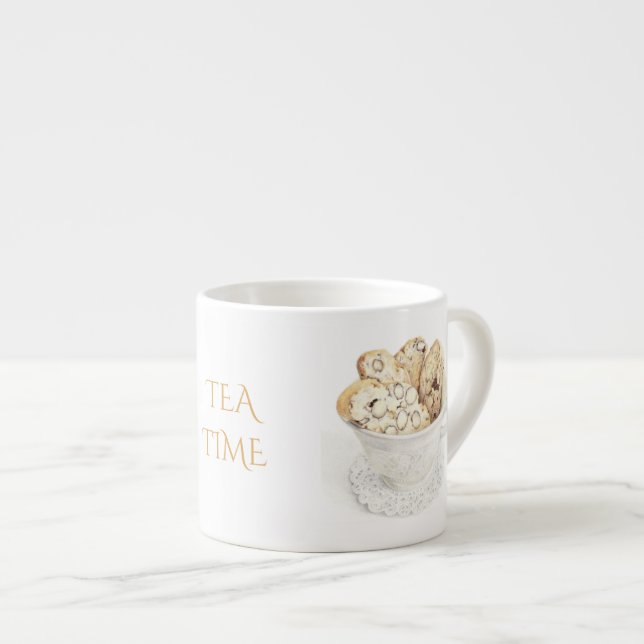 Espresso BISCOTTI "HORA DO CHÁ" Xícara de Café Expresso (Frente Esquerda)