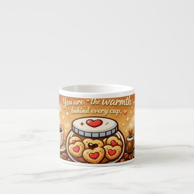 Espresso do Amor | Envoltório de Caneca do Pote de (Frente)