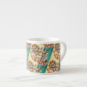 Espresso Grãos de Café Amarelo Verde Textura Xícara de Expr