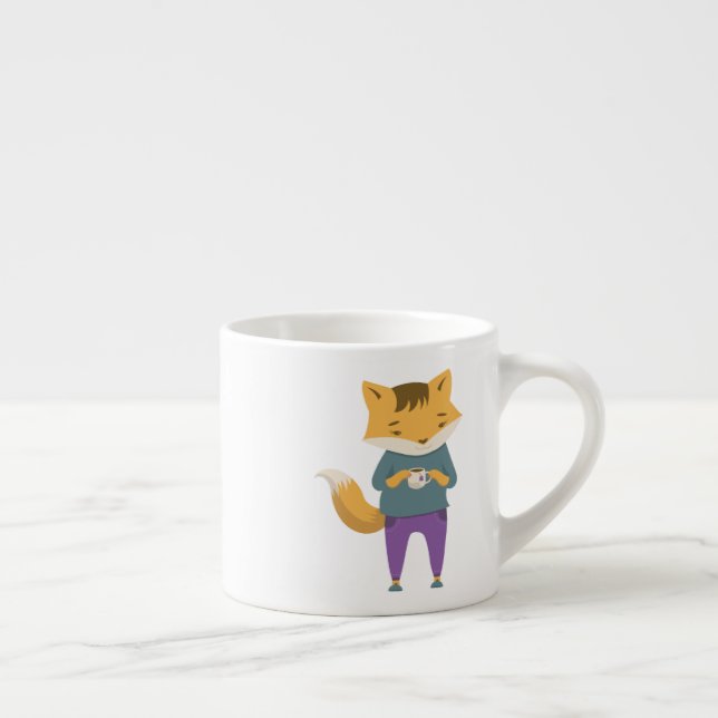 Espresso Raposa-branca com xícara de chá (Direita)