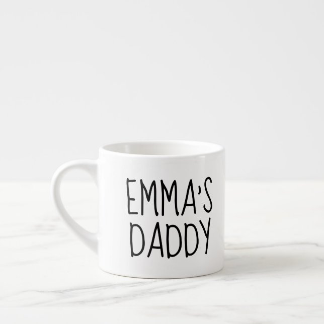 Espresso Xícara de Café Personalizada Amor Pai Foto (Esquerda)