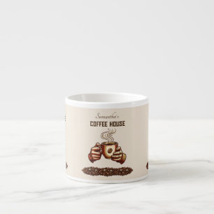 Espresso Xícara de Café Vintage Marca de Café Personalizada