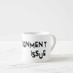 Espresso Xícara de Expresso Minimalista para Correção de Al