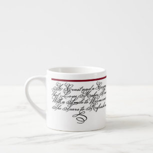 Espresso Xícara de Expresso - Uma Citação de Dunbar