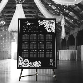 Espuma Floral Branca e Negra Moderna