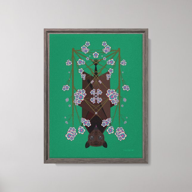 Espuma voadora Jade 9x12 Canvas Giclée Impressão (Frente)