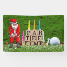 Esquadra de Natal Santa Claus do Golf Par