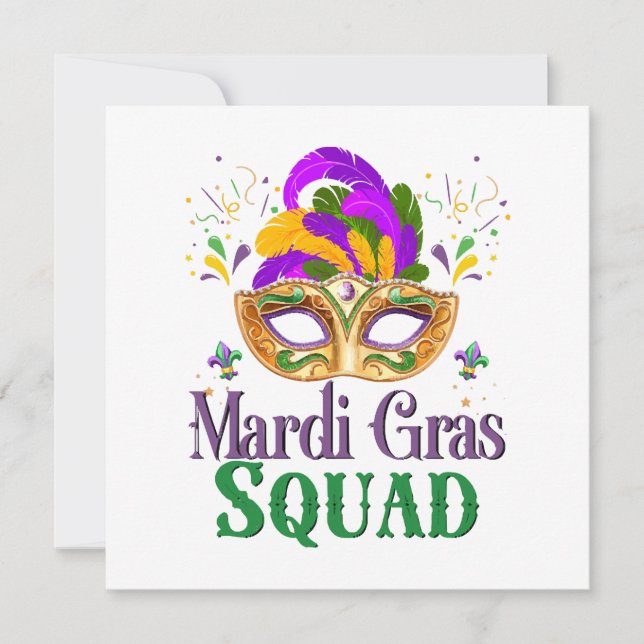 Esquadrão do Mardi Gras (Frente)