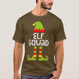 Esquadrão Elf Correspondendo à Camisa de Natal E