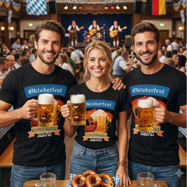 Esquadrão Oktoberfest Schitzengiggle Camisa Divert (Criador carregado)