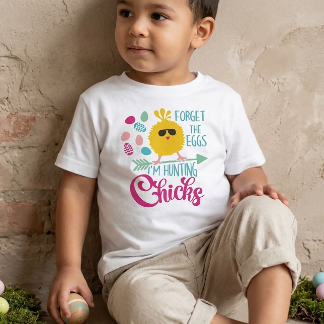 Esqueça a Camisa T da Páscoa de Ovos para Crianças (Criador carregado)