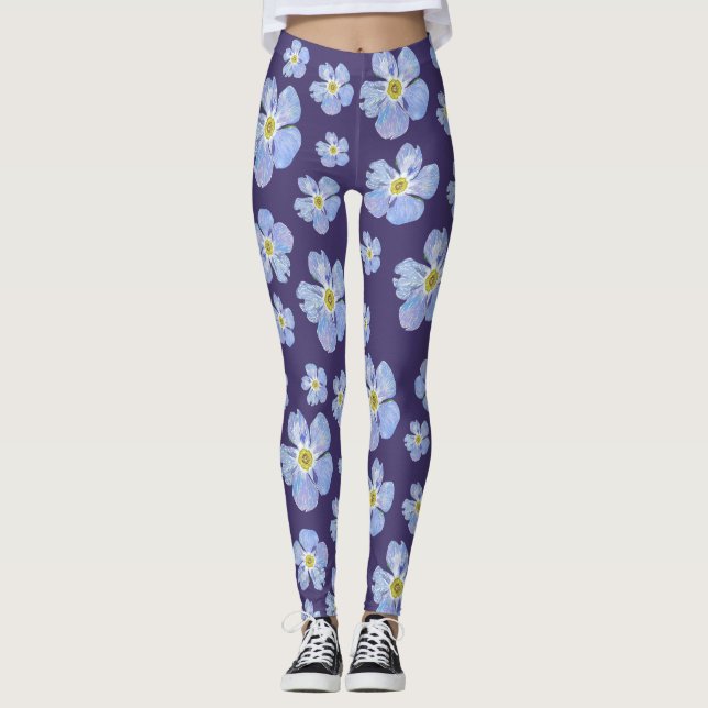 Esqueça-me de não design sobre Leggings (Frente)