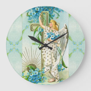 Esqueça-Me De Não Relógio De Parede Angel Square